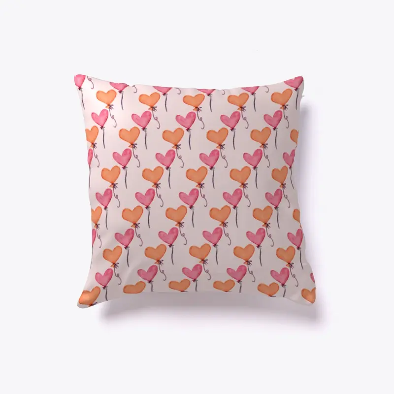 Love pattern pillow 