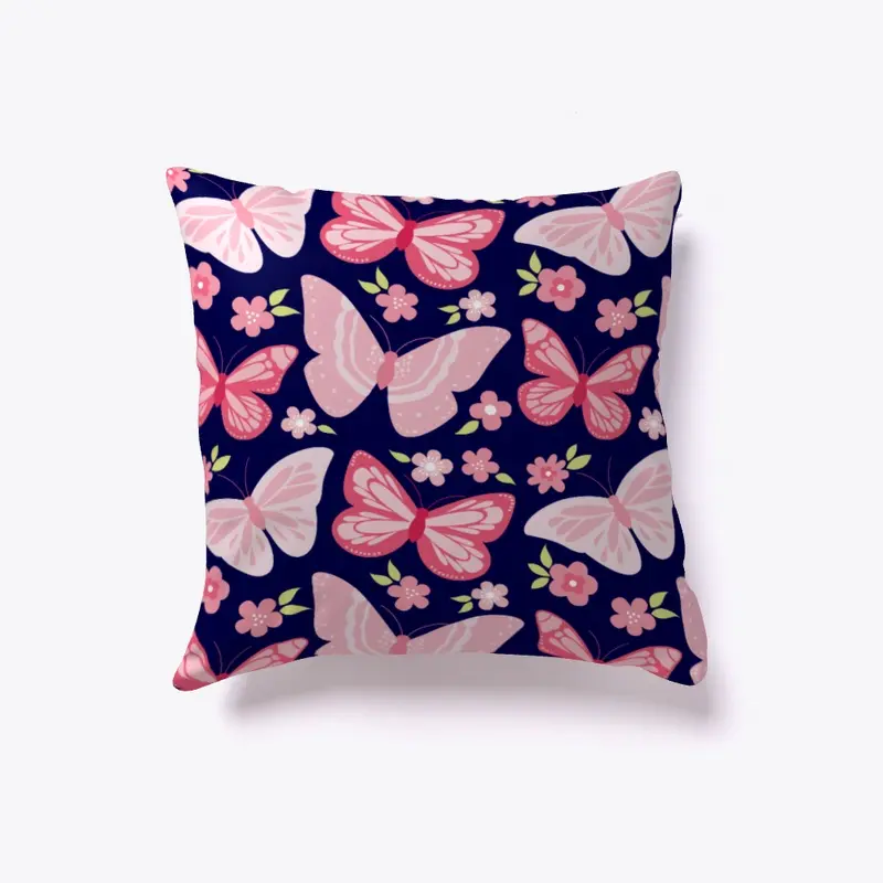 Butterfly  pattern pillow 