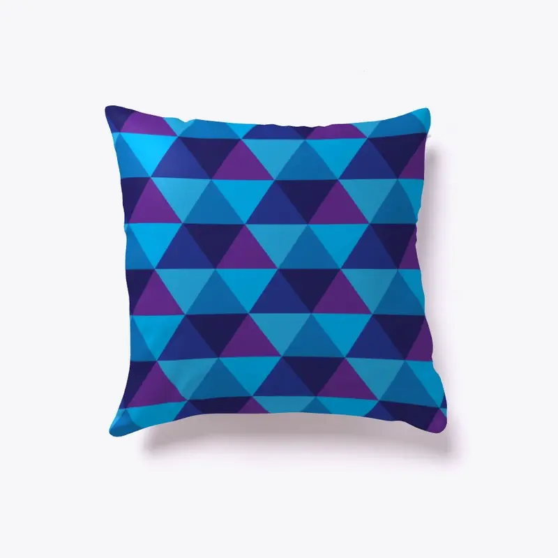 Geometric pattern pillow 